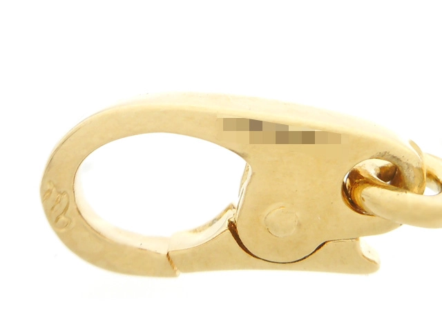 Cariter カルティエ 2Cチャーム ペンダントトップ ダイヤモンド イエローゴールド YG 2.2g【200】