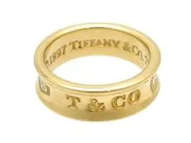 TIFFANY＆CO　ティファニー 　1837リング　YG　イエローゴールド　6.9g　9号　 2120000309564　【200】