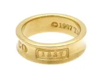 TIFFANY＆CO　ティファニー 　1837リング　YG　イエローゴールド　6.9g　9号　 2120000309564　【200】