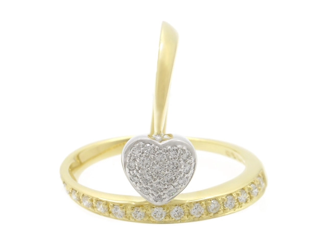 KARATI カラッチk18WGダイヤモンドリング