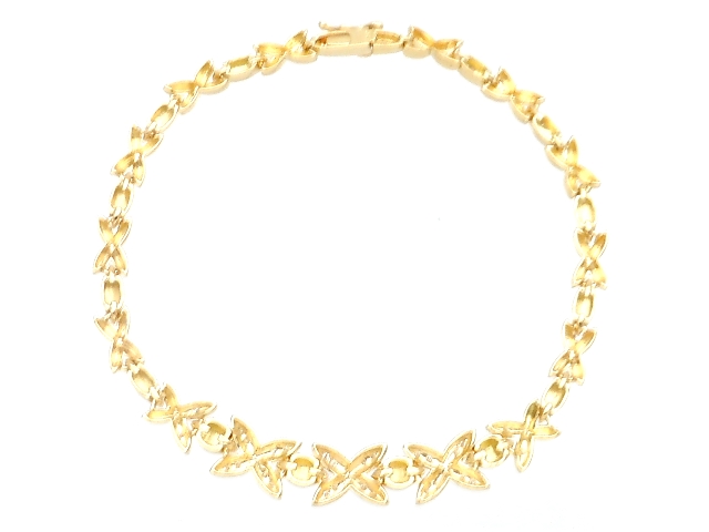 Jewelry ノンブランドジュエリー 貴金属 宝石 ブレスレット ダイヤブレスレット K18 ゴールド ダイヤ D0 22ct 10 5g フラワー 花 0 の購入なら 質 の大黒屋 公式