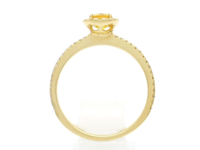 JEWELRY 貴金属・宝石 イエローサファイアリング K18 ゴールド