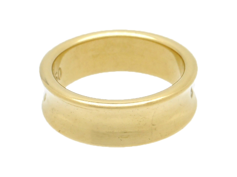 TIFFANY＆CO　ティファニー 　1837リング　YG　イエローゴールド　6.9g　9号　 2120000309564　【200】