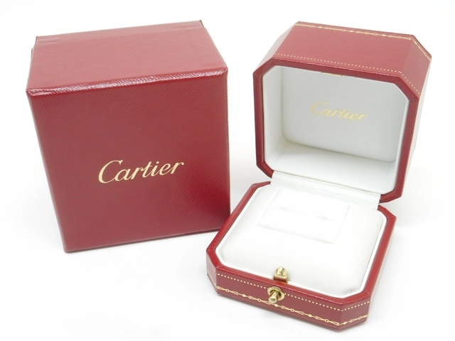 Cartier　カルティエ　ジュストアンクルリング　WG　ホワイトゴールド　ダイヤモンド　7.6g　56号　日本サイズ16号　B4092700　2147400271512　【200】
