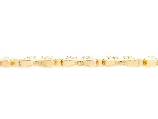 Jewelry ノンブランドジュエリー 貴金属 宝石 ブレスレット ダイヤブレスレット K18 ゴールド ダイヤ D0 22ct 10 5g フラワー 花 0 の購入なら 質 の大黒屋 公式