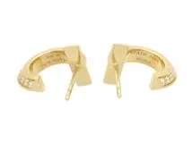 TIFFANY＆CO　ティファニー　Tワン　フープピアス　YG　イエローゴールド　D0.20ct　D0.20ct　ダイヤモンド　6.9g　69783015　2143200602921　【200】