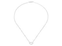 Cartier カルティエ Cハートネックレス ホワイトゴールド WG