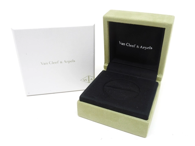 Van Cleef & Arpels ヴァンクリーフ&アーペル ヴィンテージアルハンブラ リング WG ホワイトゴールド ダイヤモンド 約6.4g 49号 日本サイズ9号 VCARO26N49 2143700191970 【200】