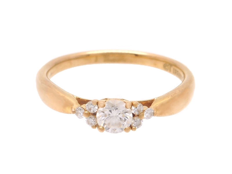 TIFFANY＆CO　ティファニー　ハーモニークラスターリング　指輪　ダイヤモンドリング　PG　ピンクゴールド　2.1g　6.5号　2143300223446　【200】