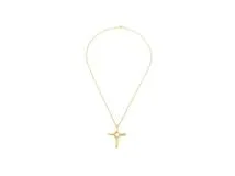 TIFFANY&CO 　ティファニー 　インフィニティクロスネックレス　YG　イエローゴールド　9.1ｇ　2120000310973【200】