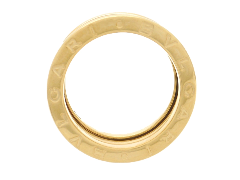 BVLGARI ブルガリ B-zero1リング 指輪 YG イエローゴールド 8.7g 52号 Sサイズ 2143100501850 【200】