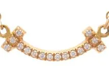 TIFFANY＆CO　ティファニー　Tスマイルネックレス　Tスマイルミニ　ダイヤモンド　PG　ピンクゴールド　62617772　2146000412363　【200】
