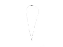 TIFFANY＆CO　ティファニー　ベゼルセット　ネックレス　PT950　プラチナ　ダイヤモンド　2.8g　2147100552164　【200】
