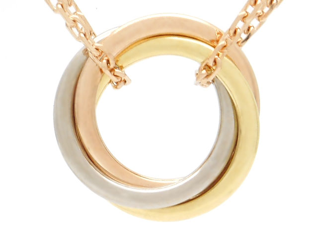 Cartier カルティエ 貴金属・宝石 トリニティネックレス 3カラー