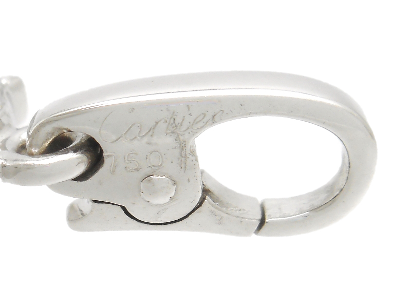 Cartier カルティエ 2Cチャーム ダイヤモンド WG ホワイト