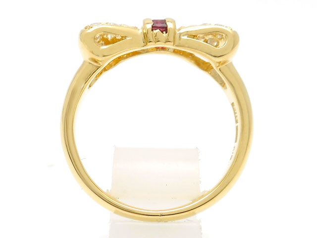 NINA RICCI ニナリッチ 貴金属・宝石 リング リボン イエローゴールド