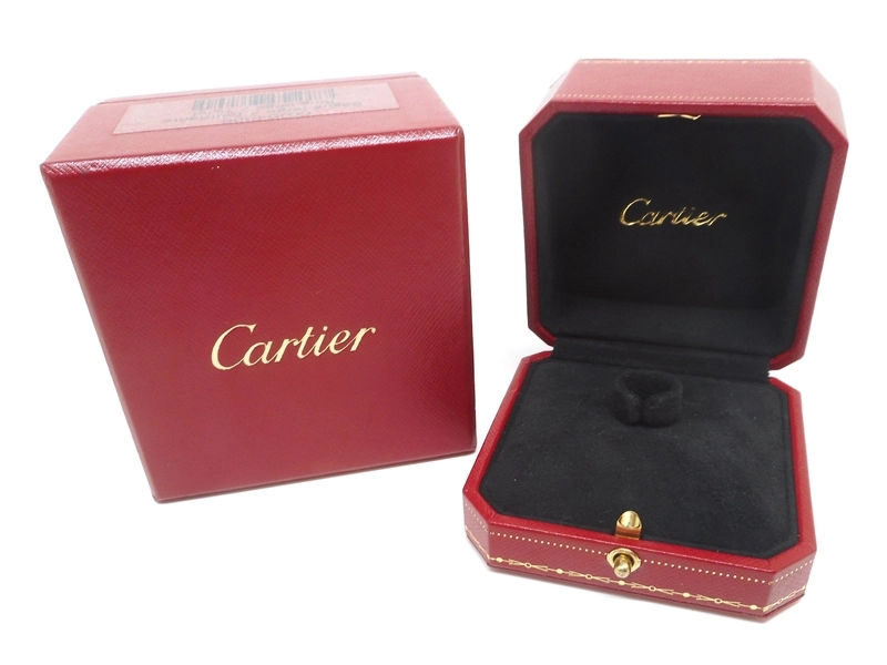 Cartier カルティエ　ラブリング　ミニラブリング　スモールモデル　WG　ホワイトゴールド　パヴェダイヤモンド　3.6g　48号　日本サイズ8号　2143700197781　【200】