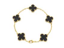 Van Cleef & Arpels ヴァンクリーフ&アーペル　ヴィンテージアルハンブラブレスレット　5Pモチーフ　11.5g　VCARD41300　2143700198405　【200】