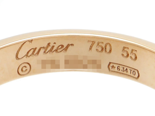 Cartier カルティエ 貴金属・宝石 指輪 ミニラブリング ラブリング PG