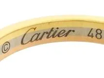Cartier カルティエ 貴金属・宝石 リング 指輪 トリニティバンドリング 3カラー 2.4g 48号 日本サイズ約8号 B4209900 【200】