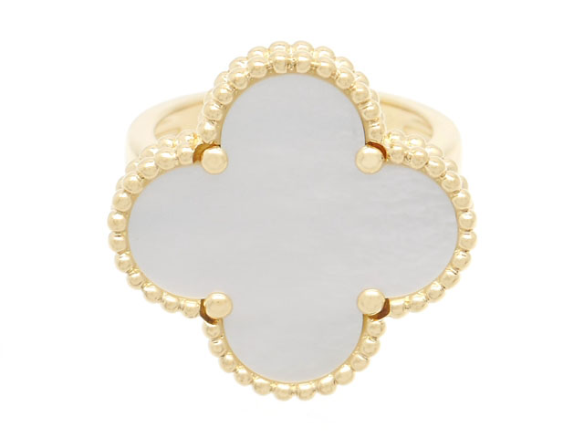 ◆国内直営【Van Cleef ＆Arpels】マジック アルハンブラ リング マジック アルハンブラ リング 18K ホワイトゴールド