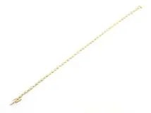 JEWELRY　貴金属・宝石　ダイヤブレスレット　K18　ゴールド　D1.30ct　9.8g　【200】