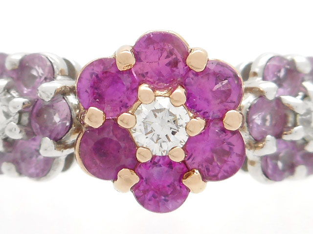 STAR JEWELRY スタージュエリー 貴金属・宝石 リング フラワー