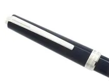 MONTBLANC モンブラン 小物 ボールペン 筆記用具 PIXブルーボールペン  ネイビー シルバー 【200】