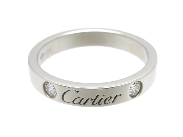 Cartier カルティエ Cドゥカルティエ バンドリング PT950 プラチナ ...