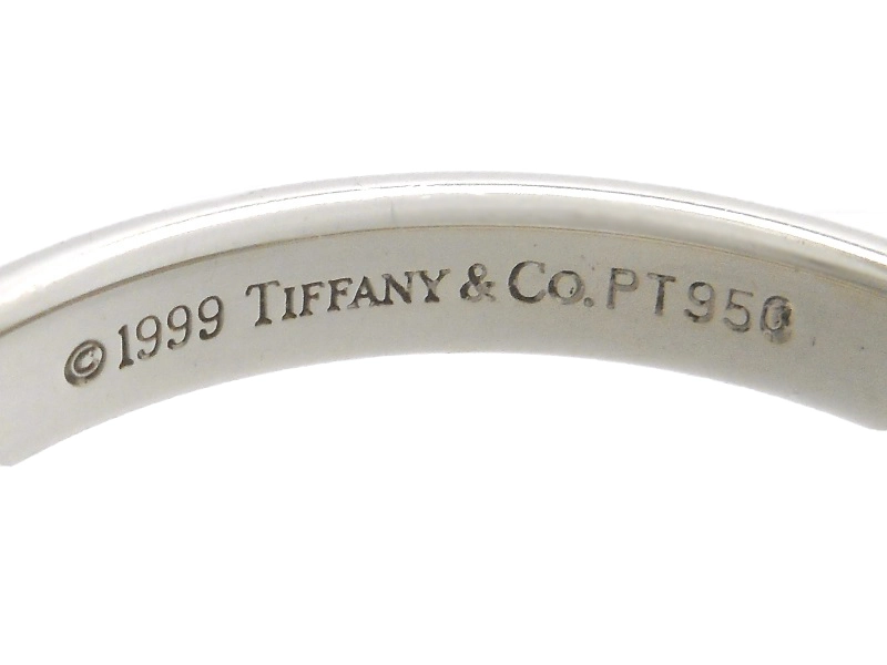 TIFFANY＆CO　ティファニー　リング　指輪　PT　プラチナ　5.2g　16号　2121000011532　【200】