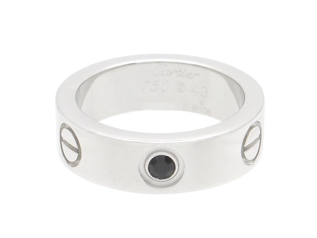 Cartier カルティエ WG ホワイトゴールド ラブリング 9号 Amazon | CARTIER カルティエ リング LOVE ウェディング