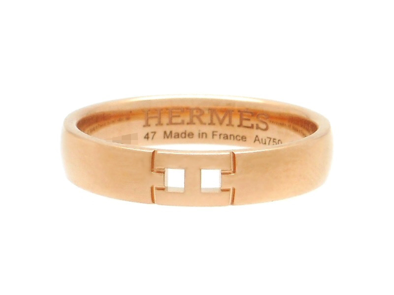 HERMES ヘラクレス リング エルメスヘラクレス リング #47 レディース リング・指輪 7号