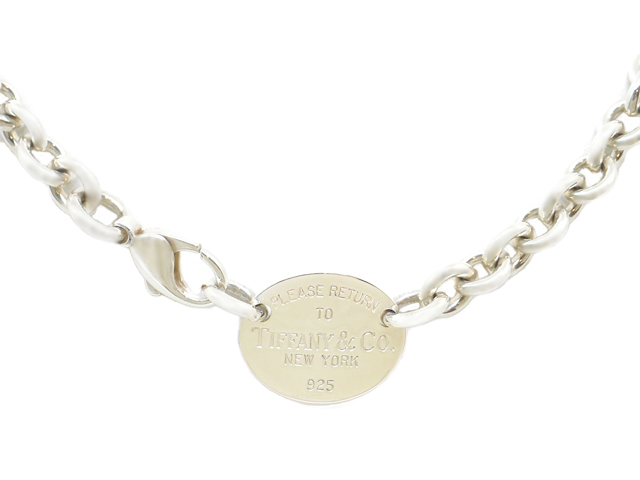 TIFFANY＆CO ティファニー リターントゥオーバルタグネックレス