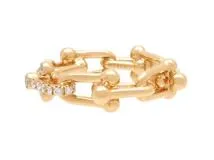 Tiffany ティファニー ハードウェア スモールリンクリング PG 新品 TIFFANY＆CO ティファニー ハードウェアスモールリンク リング