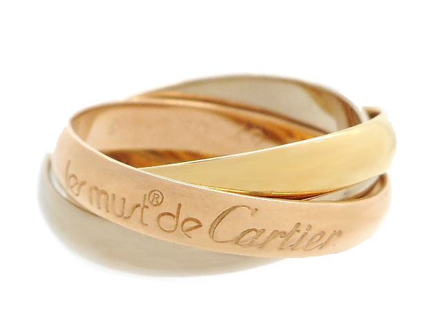 Cartier カルティエ 貴金属・宝石 リング 指輪 トリニティ 3カラー 3連