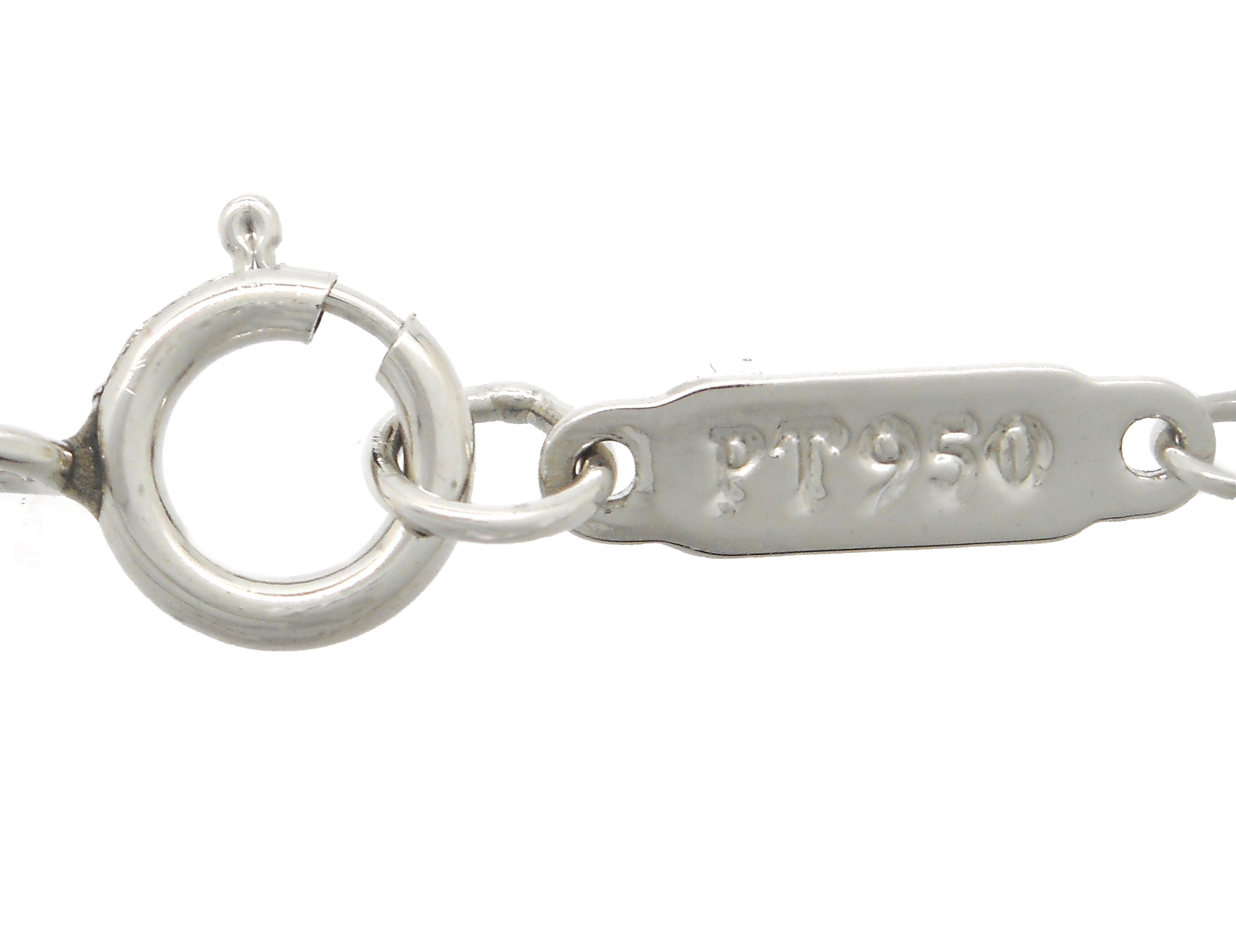 TIFFANY＆CO ティファニー ソリティアネックレス ダイヤモンド PT  