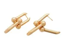 TIFFANY＆CO ティファニー ハードウェア ラージリンク ピアス PG