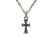 CHROME HEARTS クロムハーツ ベビーファットクロスネックレス