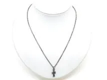 CHROME HEARTS クロムハーツ ベビーファットクロスネックレス