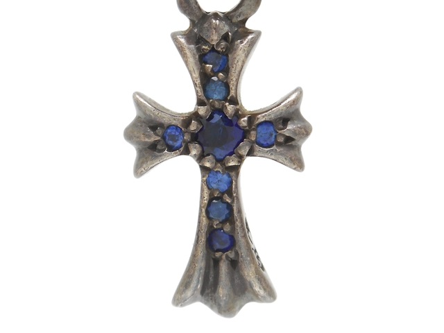CHROME HEARTS クロムハーツ ベビーファットクロスネックレス
