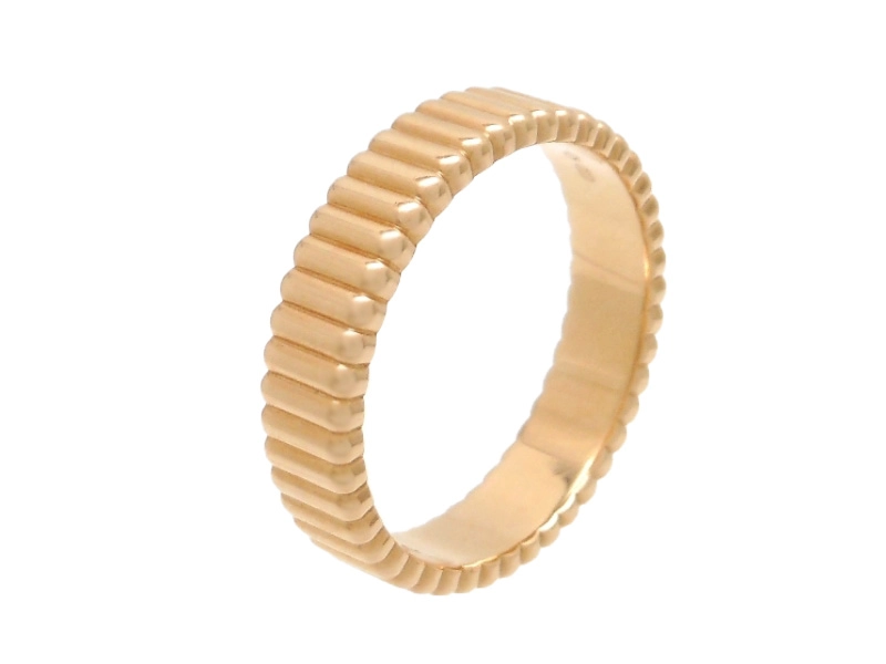 BOUCHERON　ブシュロン　キャトルグログランリング　PG　ピンクゴールド　6.7g　58号　日本サイズ18号　2143200583770　【200】