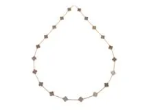 Van Cleef & Arpels　ヴァンクリーフ＆アーペル　ヴィンテージアルハンラネックレス　オブシディアン　黒曜石　PG　ピンクゴールド　VCARP7S700　2143700201808　【200】