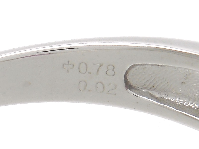 JEWELRY　貴金属・宝石　ルビーリング　ダイヤモンド　R0.78ct　D0.02ct　3.7g　16号　2145000236702　【200】