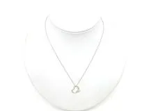 TIFFANY＆CO ティファニー オープンハートネックレス シルバー SV 2.3g
