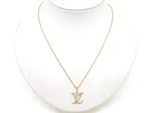 LOUIS VUITTON ルイ・ヴィトン ペンダントLV ネックレス GMモデル YG