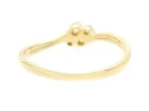 JEWELRY　貴金属・宝石　ダイヤリング　指輪　ダイヤモンド0.10ct　K18　ゴールド　1.6g　約8号　（2143100407978）【200】