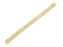 JEWELRY 貴金属・宝石 ブレスレット ダイヤモンド メンズ K12 ゴールド