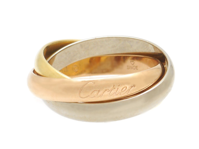 Cartier カルティエ　トリニティリングSM 54 TRINITY（Cartier） （美品）カルティエ CARTIER トリニティ