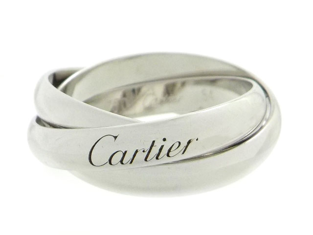Cartier カルティエ 貴金属・宝石 リング 指輪 トリニティリング 3連 WG ホワイトゴールド 9.0g 54号 日本サイズ約14号  【460】2143600288459 の購入なら「質」の大黒屋（公式）