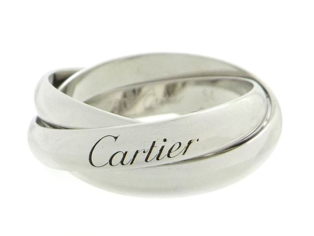 Cartier カルティエ 貴金属・宝石 リング 指輪 トリニティリング 3連 ...